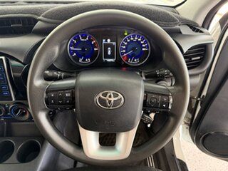 2019 Toyota Hilux GUN126R SR Double Cab White 6 Speed Sports Automatic Cab Chassis