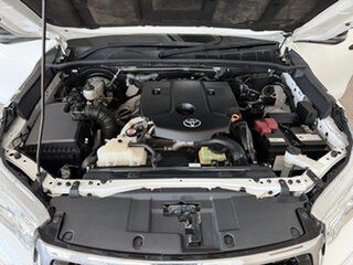 2019 Toyota Hilux GUN126R SR Double Cab White 6 Speed Sports Automatic Cab Chassis