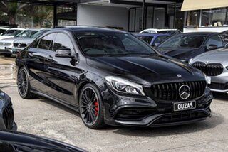 2018 Mercedes-Benz CLA-Class C117 808+058MY CLA45 AMG SPEEDSHIFT DCT 4MATIC Black 7 Speed