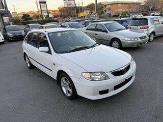2003 Mazda 323 Astina White 5 Speed Manual Hatchback.