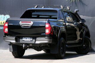 2021 Toyota Hilux GUN126R Rogue Double Cab Black 6 Speed Sports Automatic Utility