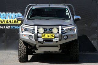 2017 Toyota Hilux GUN126R SR5 Double Cab Silver 6 Speed Sports Automatic Utility.