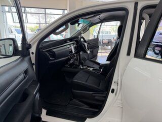 2019 Toyota Hilux GUN126R SR Double Cab White 6 Speed Sports Automatic Cab Chassis