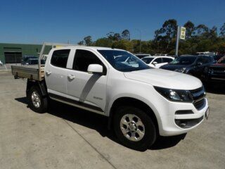 2020 Holden Colorado RG MY20 LS Crew Cab 4x2 White 6 Speed Sports Automatic Cab Chassis.
