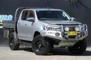 2017 Toyota Hilux GUN126R SR5 Double Cab Silver 6 Speed Sports Automatic Utility.