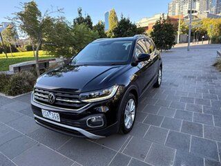2020 Volkswagen T-Cross C11 MY21 85TSI DSG Style Black 7 Speed Sports Automatic Dual Clutch Wagon