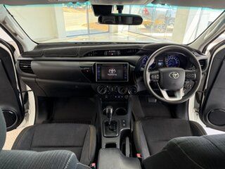 2019 Toyota Hilux GUN126R SR Double Cab White 6 Speed Sports Automatic Cab Chassis