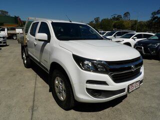 2020 Holden Colorado RG MY20 LS Crew Cab 4x2 White 6 Speed Sports Automatic Cab Chassis.