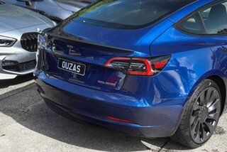 2022 Tesla Model 3 MY22 Performance AWD Blue 1 Speed Reduction Gear Sedan