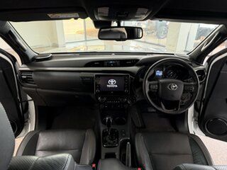 2022 Toyota Hilux GUN126R Rogue Double Cab White 6 Speed Sports Automatic Utility