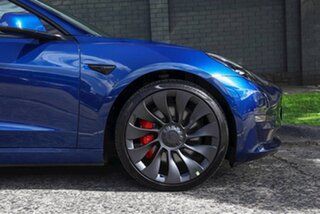 2022 Tesla Model 3 MY22 Performance AWD Blue 1 Speed Reduction Gear Sedan