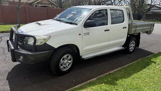 2012 Toyota Hilux KUN26R MY12 SR (4x4) White Crystal 5 Speed Manual Dual Cab Pick-up