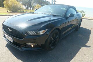 2015 Ford Mustang FM SelectShift Black 6 Speed Sports Automatic Convertible.