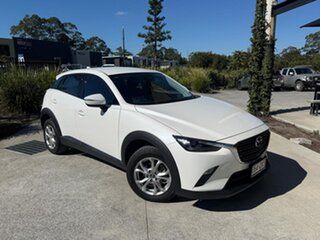 2023 Mazda CX-3 DK2W7A G20 SKYACTIV-Drive FWD Pure White 6 Speed Sports Automatic Wagon.