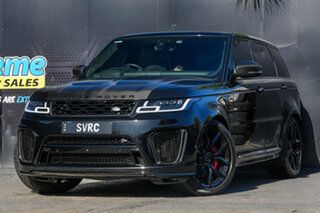 2021 Land Rover Range Rover Sport L494 21.5MY V8SC SVR Carbon Edition Black 8 Speed Sports Automatic.