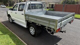 2012 Toyota Hilux KUN26R MY12 SR (4x4) White Crystal 5 Speed Manual Dual Cab Pick-up