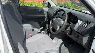 2012 Toyota Hilux KUN26R MY12 SR (4x4) White Crystal 5 Speed Manual Dual Cab Pick-up