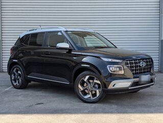 2026 Hyundai Venue QX.V5 MY26 Elite Abyss Black 6 Speed Automatic Wagon.