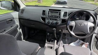 2012 Toyota Hilux KUN26R MY12 SR (4x4) White Crystal 5 Speed Manual Dual Cab Pick-up