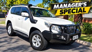 2014 Toyota Landcruiser Prado KDJ150R MY14 GXL (4x4) White 6 Speed Manual Wagon.