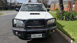2012 Toyota Hilux KUN26R MY12 SR (4x4) White Crystal 5 Speed Manual Dual Cab Pick-up