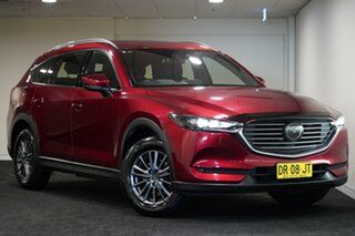 2022 Mazda CX-8 KG2WLA Touring SKYACTIV-Drive FWD Red 6 Speed Sports Automatic Wagon.