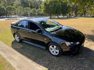 2013 Mitsubishi Lancer CJ MY13 ES Black 6 Speed Constant Variable Sedan