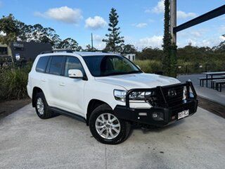 2019 Toyota Landcruiser VDJ200R VX White 6 Speed Sports Automatic Wagon.