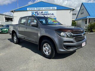 2017 Holden Colorado RG MY18 LS Crew Cab Grey 6 Speed Sports Automatic Cab Chassis.