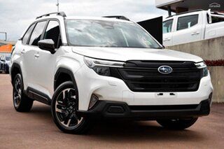 2026 Subaru Forester S6 MY26 CVT AWD Crystal White Pearl 8 Speed Constant Variable Wagon.
