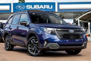2026 Subaru Forester S6 MY26 Premium CVT AWD Sapphire Blue 8 Speed Constant Variable Wagon.