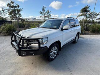 2019 Toyota Landcruiser VDJ200R VX White 6 Speed Sports Automatic Wagon.