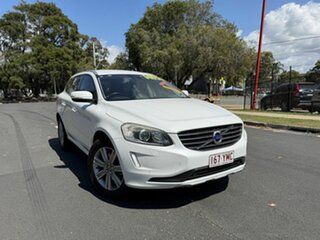 2015 Volvo XC60 DZ MY16 T5 Geartronic Luxury White 8 Speed Sports Automatic Wagon.