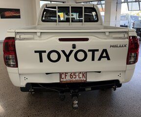 2020 Toyota Hilux GUN126R SR Double Cab White 6 Speed Sports Automatic Utility