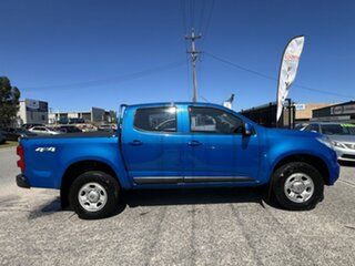 2014 Holden Colorado RG MY14 LX (4x4) Blue 6 Speed Automatic Crew Cab Pickup