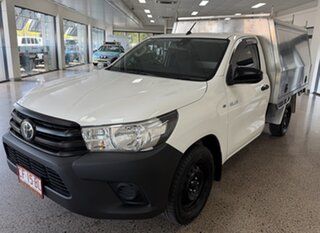 2020 Toyota Hilux TGN121R Workmate 4x2 White 6 Speed Sports Automatic Cab Chassis