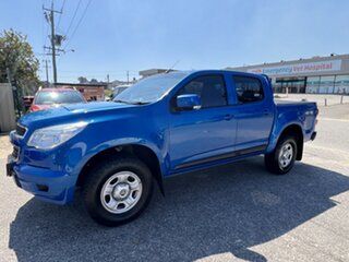 2014 Holden Colorado RG MY14 LX (4x4) Blue 6 Speed Automatic Crew Cab Pickup