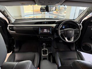 2018 Toyota Hilux GUN126R SR5 Double Cab Black 6 Speed Sports Automatic Utility