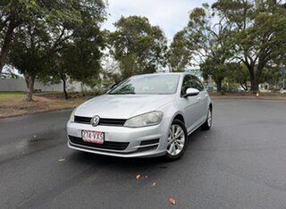 2013 Volkswagen Golf VII 90TSI DSG Comfortline Silver 7 Speed Sports Automatic Dual Clutch Hatchback.