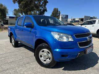 2014 Holden Colorado RG MY14 LX (4x4) Blue 6 Speed Automatic Crew Cab Pickup.