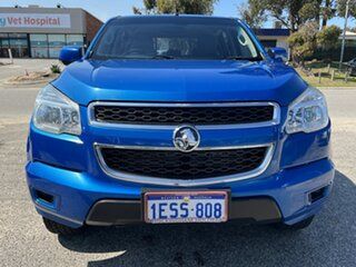 2014 Holden Colorado RG MY14 LX (4x4) Blue 6 Speed Automatic Crew Cab Pickup.