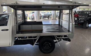 2020 Toyota Hilux TGN121R Workmate 4x2 White 6 Speed Sports Automatic Cab Chassis