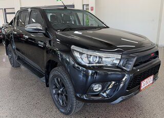 2018 Toyota Hilux GUN126R SR5 Double Cab Black 6 Speed Sports Automatic Utility.