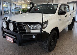 2020 Toyota Hilux GUN126R SR Double Cab White 6 Speed Sports Automatic Utility
