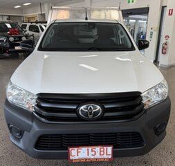 2020 Toyota Hilux TGN121R Workmate 4x2 White 6 Speed Sports Automatic Cab Chassis