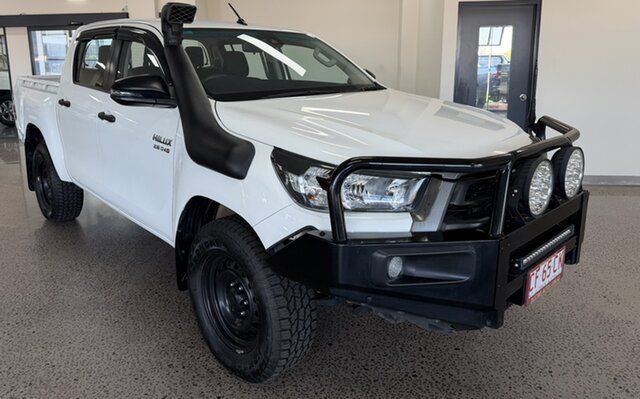 Used Toyota Hilux GUN126R SR Double Cab Winnellie, 2020 Toyota Hilux GUN126R SR Double Cab White 6 Speed Sports Automatic Utility