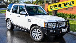 2010 Land Rover Discovery 4 MY10 2.7 TDV6 White Liquid 6 Speed Automatic Wagon.
