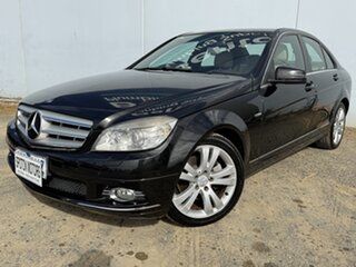 2008 Mercedes-Benz C200 W204 Kompressor Avantgarde Black 5 Speed Automatic Tipshift Sedan.