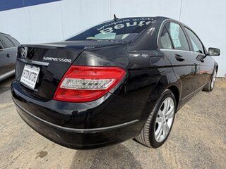 2008 Mercedes-Benz C200 W204 Kompressor Avantgarde Black 5 Speed Automatic Tipshift Sedan