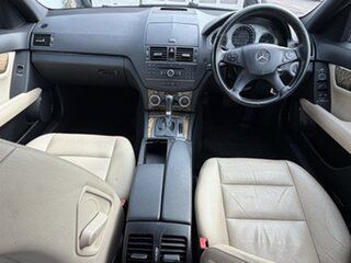 2008 Mercedes-Benz C200 W204 Kompressor Avantgarde Black 5 Speed Automatic Tipshift Sedan